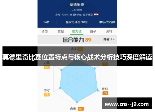 莫德里奇比赛位置特点与核心战术分析技巧深度解读